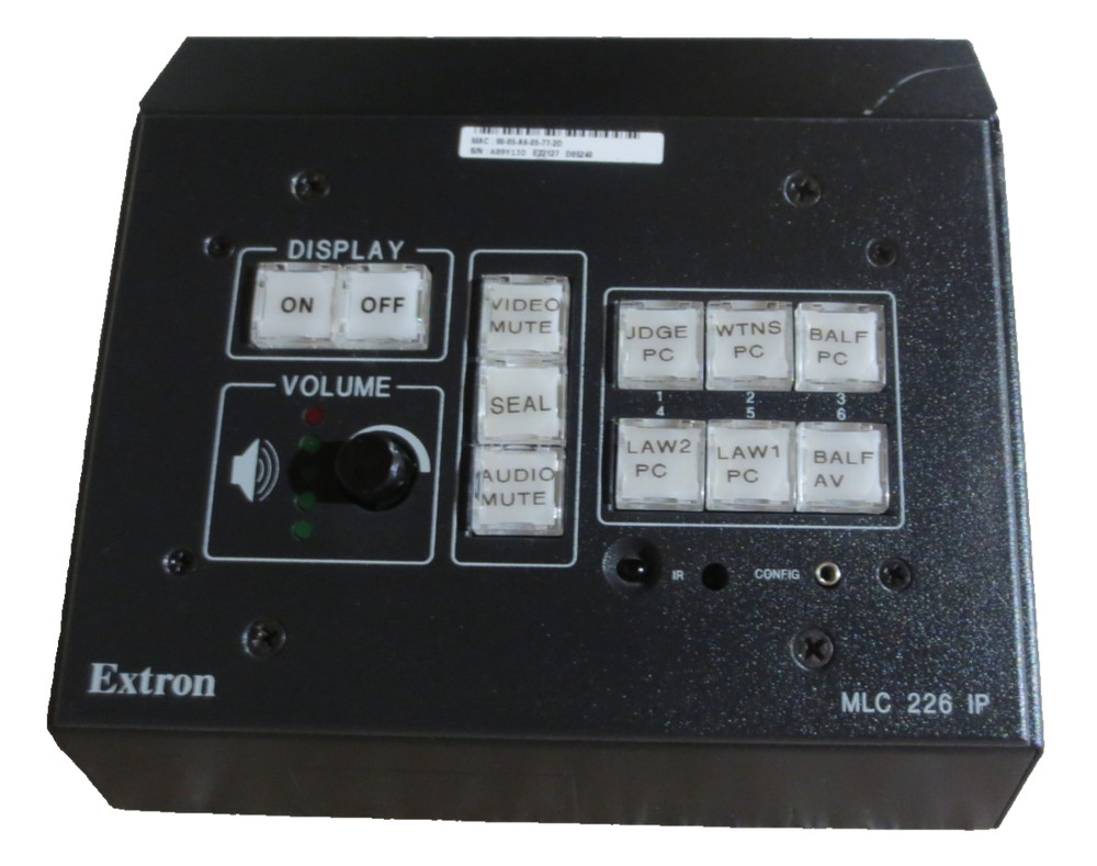 Extron MLC 226 IP DV+ MediaLink Controller