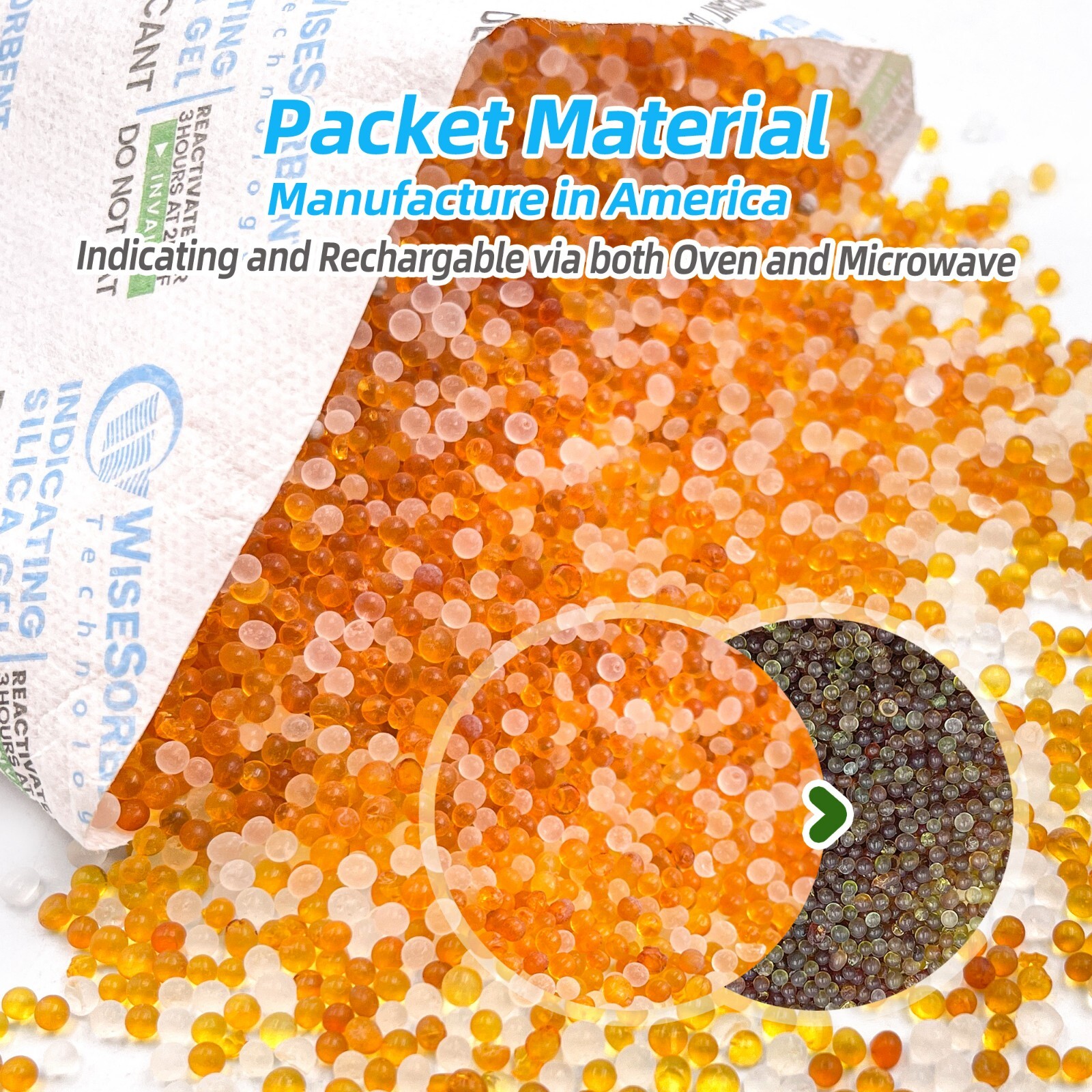 30Pcs 20g Silica Gel Packets, Desiccant Packs, Moisture Absorbers for Storage