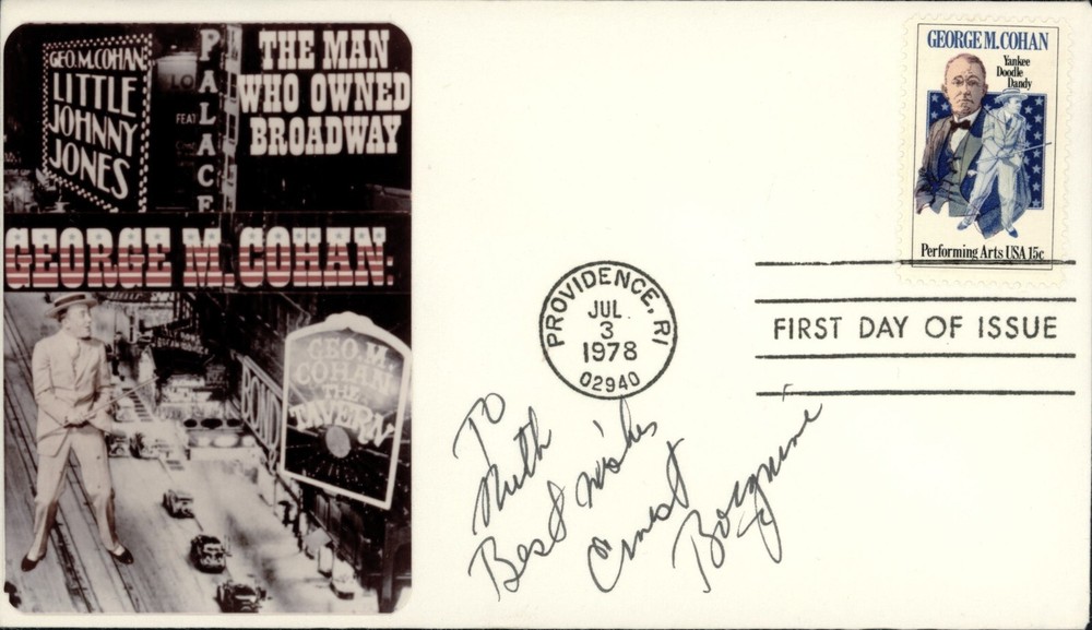 Ernest Borgnine Signed First Day Cover