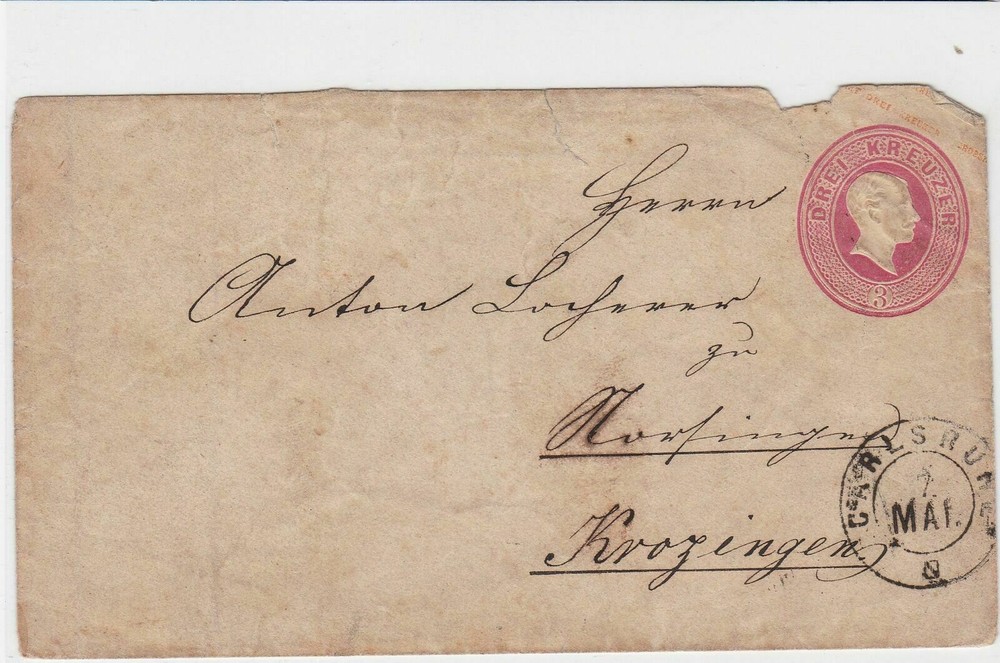 germany 1867  stamps cover ref r13483