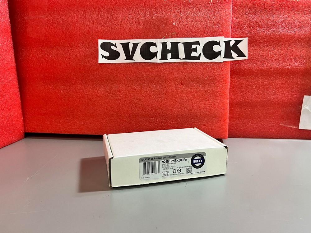 HID 920NTPNEK000FA iClass SDE R40 Wall Switch reader