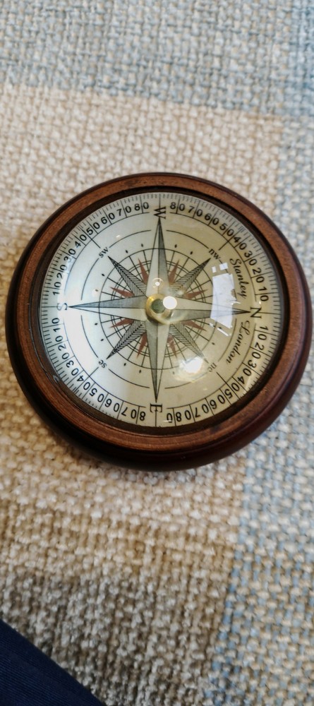 Stanley London Brass Compass - Working