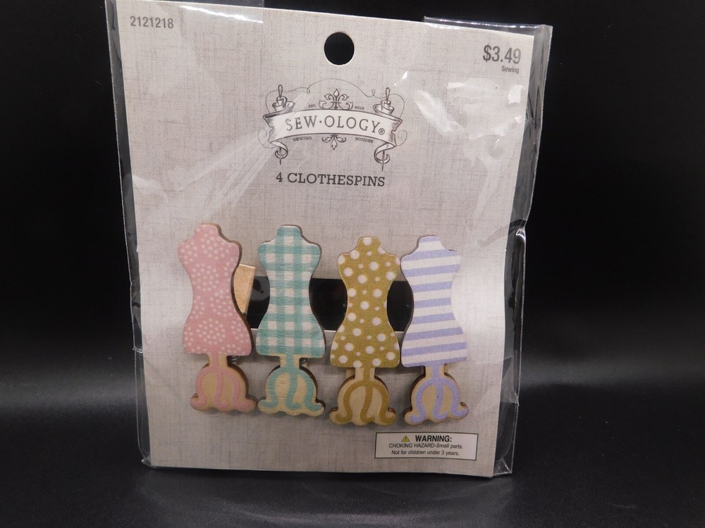 Sew ology 4 mini clothespins