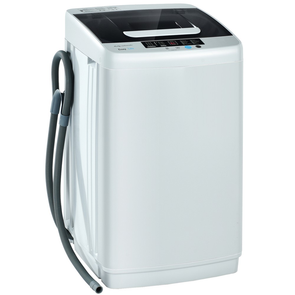 Full-Automatic Washing Machine Portable Compact Laundry Washer Spin 8.8 lbs