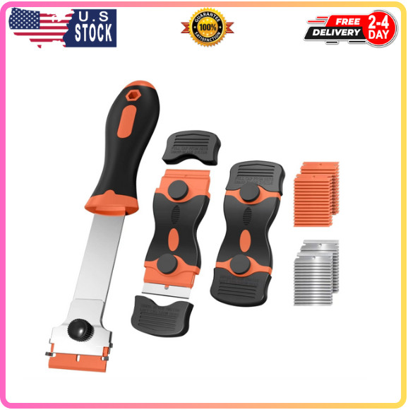 3 Pack Razor Blade Scraper, Plastic Razor Blade Scraper, Scraper Tool with Extra