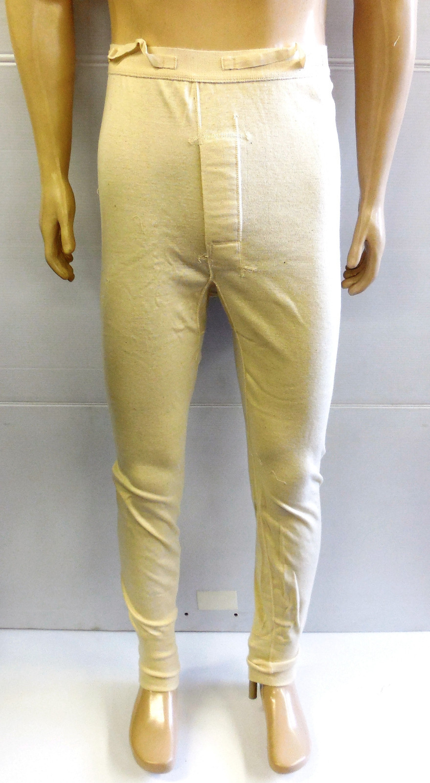 NEW ARMY ISSUE COLD WEATHER WINTER WOOL BLEND LONG JOHN DRAWERS (MED.) (N.I.B.)