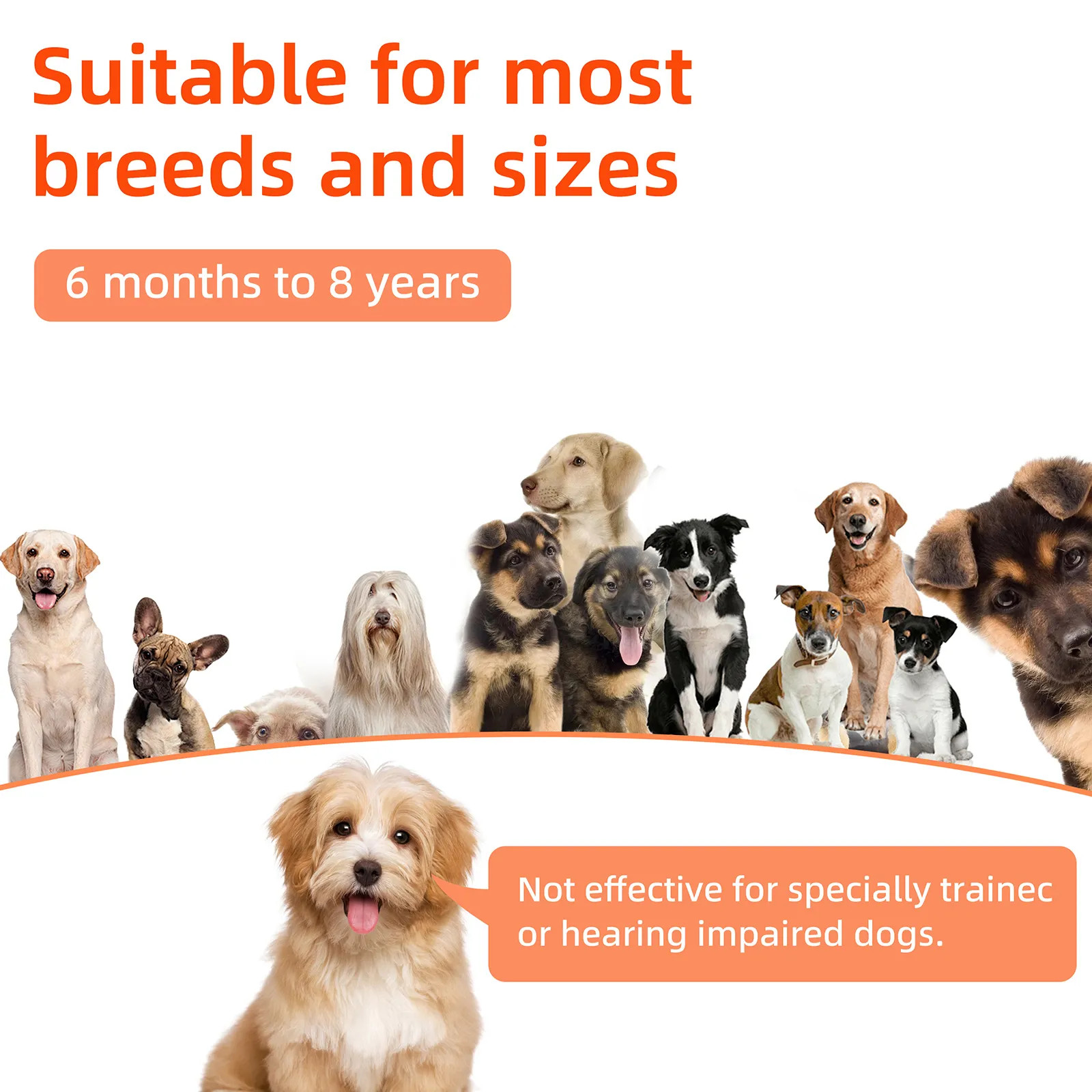 2025 Smart Ultrasonic Dog Trainer – 4X Speaker Anti-Bark Repeller