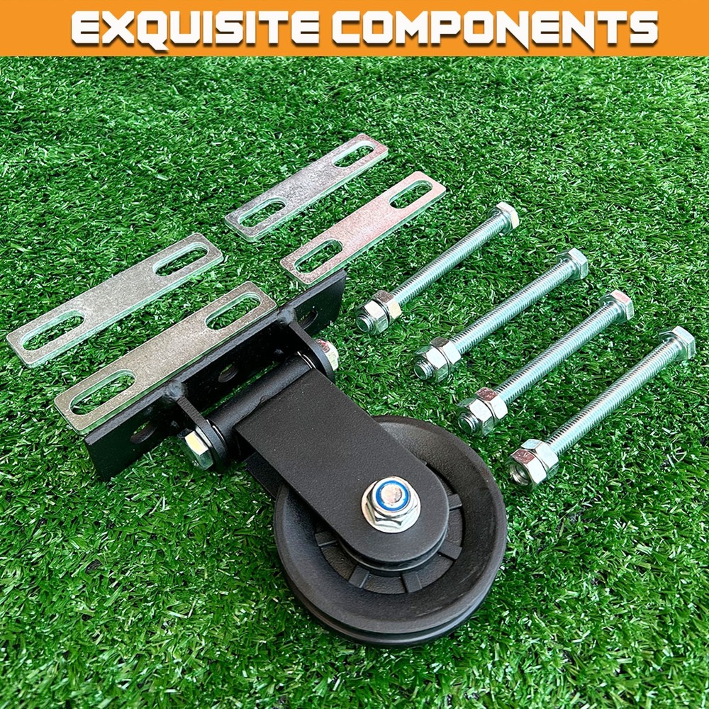 Power Rack Swing Pulley System Attachment LAT Pulldown Machine Cable for Home