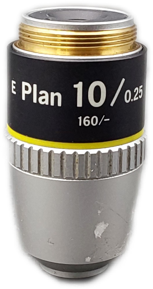 Nikon E Plan 10x 0.25 Numerical Aperture Microscope Objective Lens