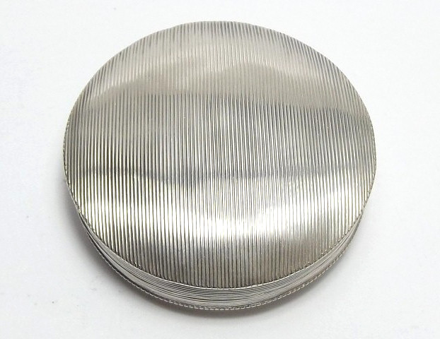 ANTIQUE 19thC DUTCH SOLID SILVER SNUFF BOX, PEPPERMINT BOX, AMSTERDAM 1835