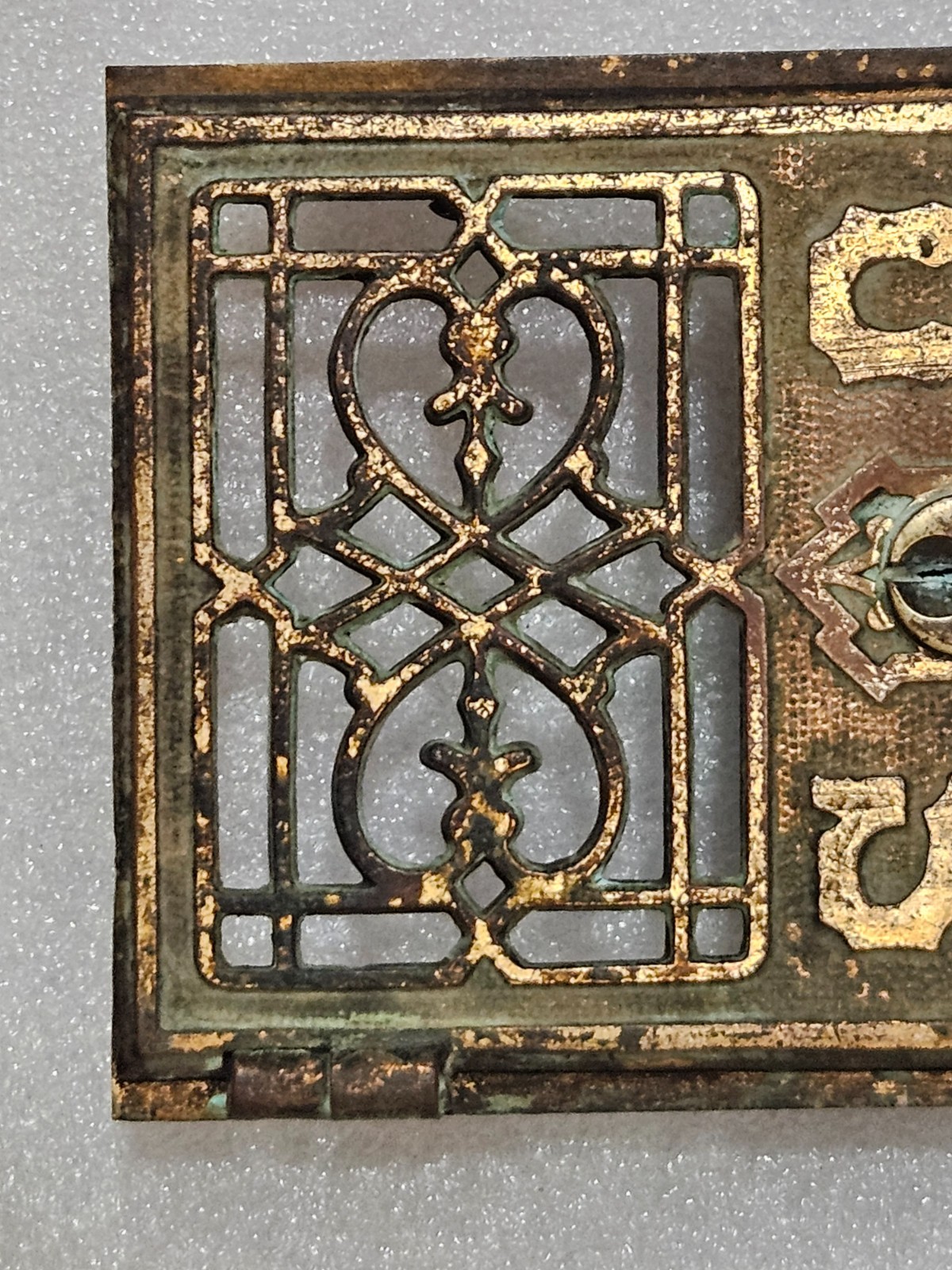 Rare 1870s Yale Lock Mfg Vintage 3.25" x 5" Post Office Door