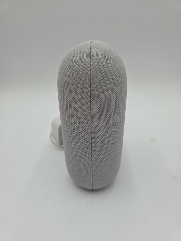 Google Nest Model GXCA6 Smart Speaker Assistant White Grey w/ Cable