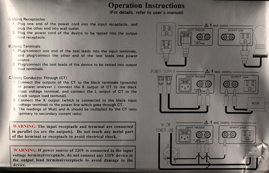 Extech 380801 True RMS Single Phase Power Analyzer