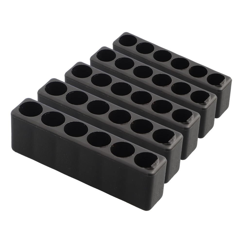 Versatile Screwdriver Bit Organizer with 6 Holes Suitable for 5 Hex Shank Bits