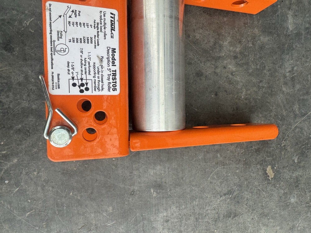 iTOOLco TRST05 5” Cable Tray Roller