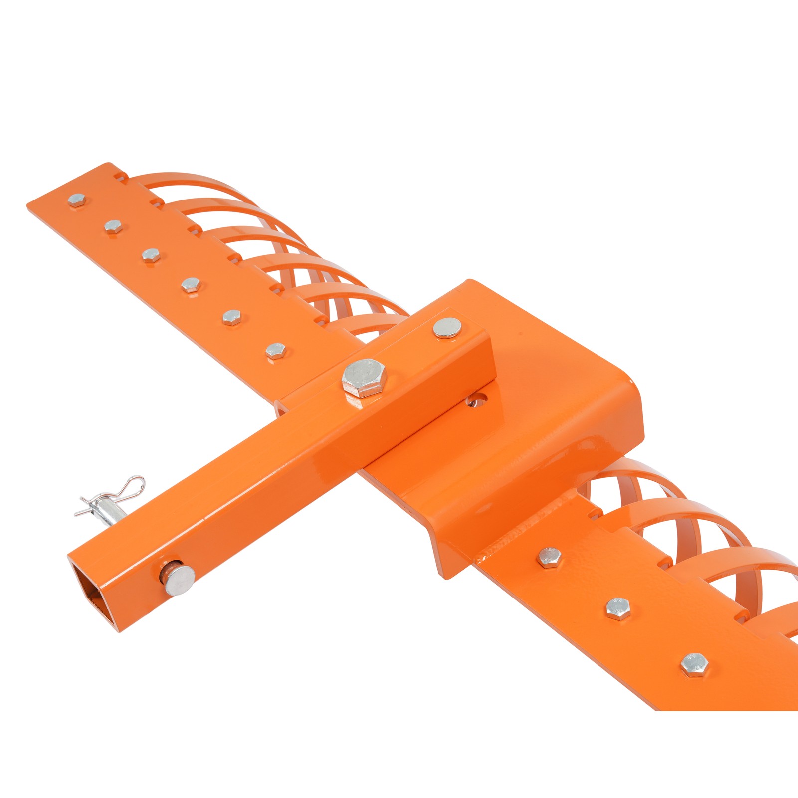 48" Landscape Rake Pine Straw Rake Rock Rake For 2" Receiver Tractor ATV/UTV