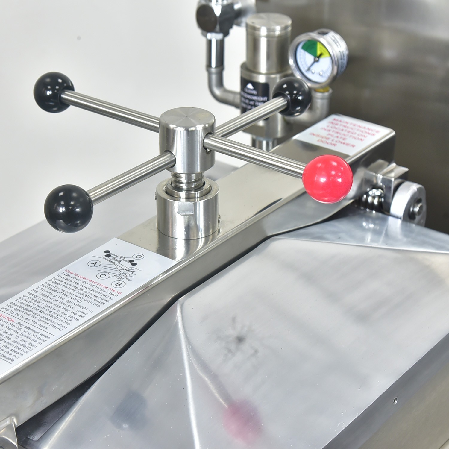 Kolice Commercial 25L Pressure Fryer Natrual Gas Deep Fryer with Oil Filtration