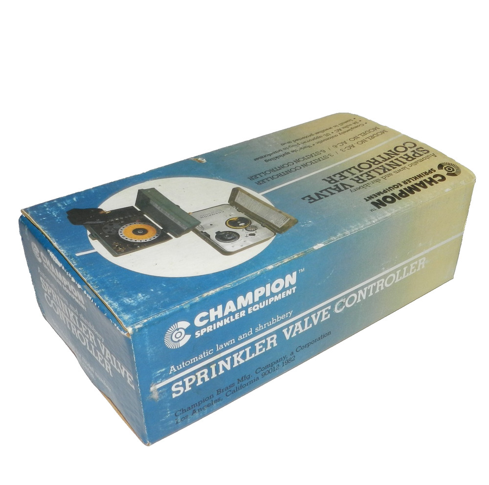 Champion Sprinkler Controller Model AC-3 w/Box Very Rare!