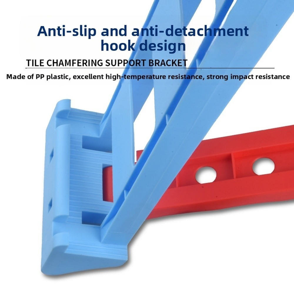 Tile Holder Bracket Blue ABS Adjustable Multi Angle Support for Chamfering