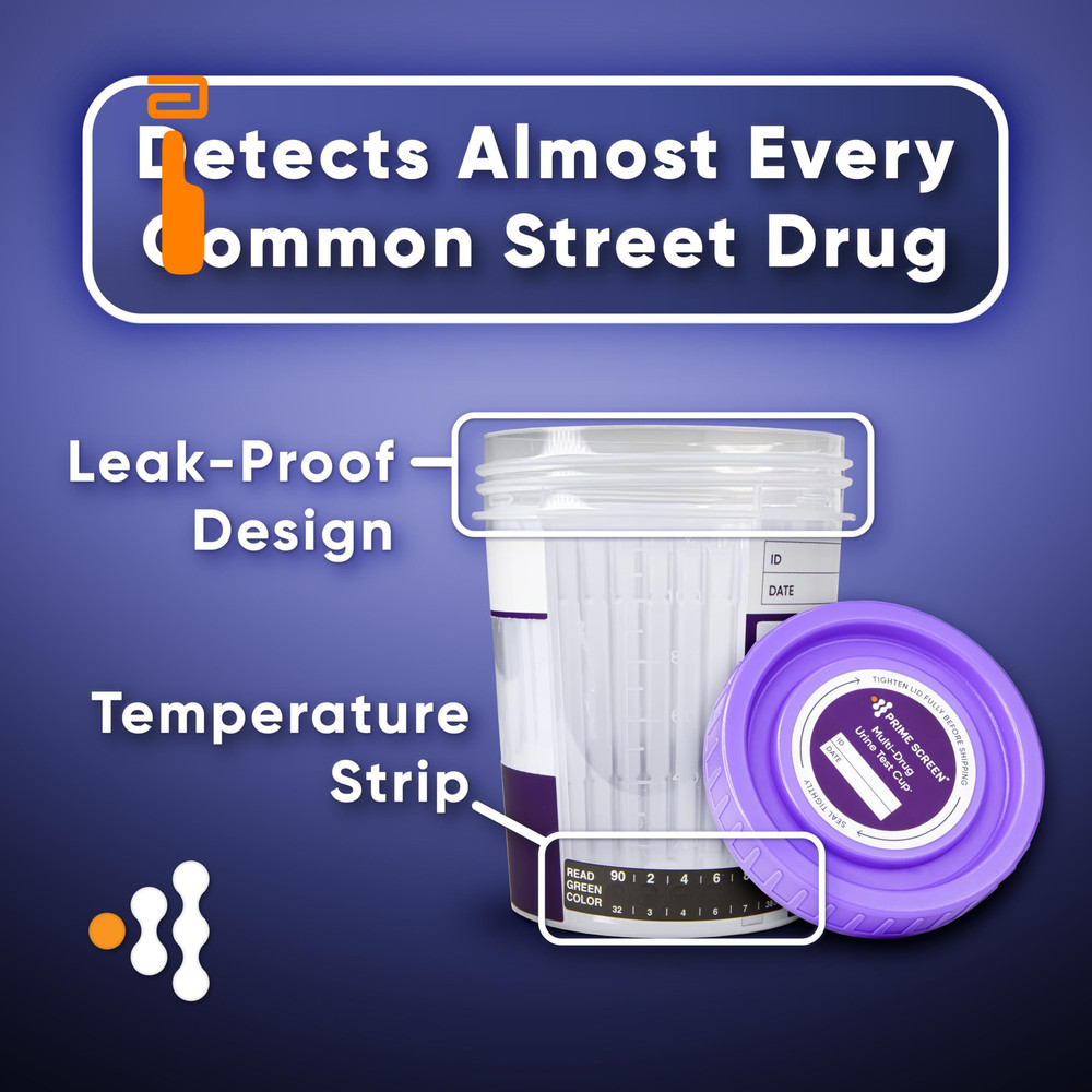 Prime Screen Multi-Drug Test Cup 12 Panel Kit...