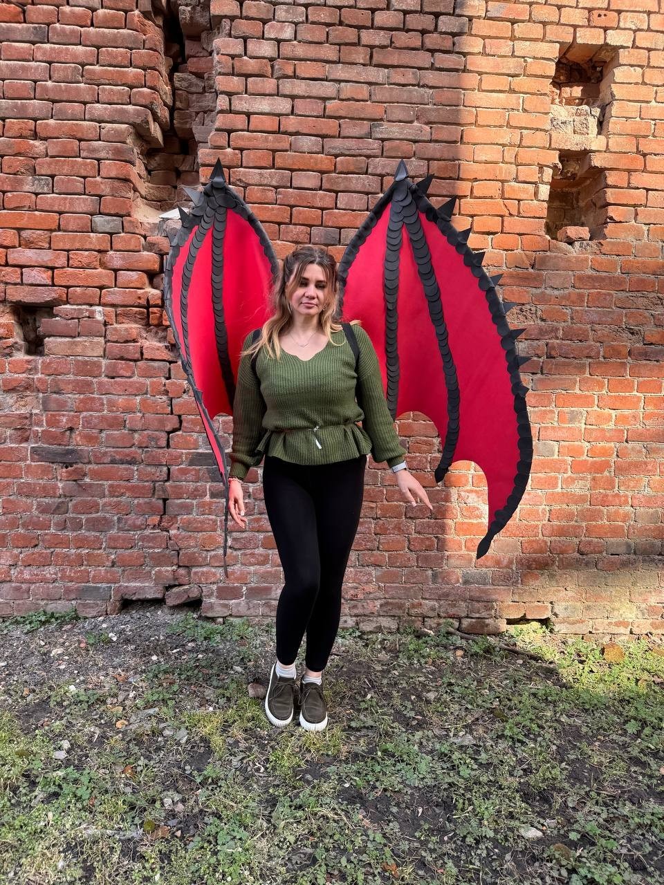 ed Dragon Wings Cosplay Large Demon Bat Wings Gothic Costume Adult Fursuit