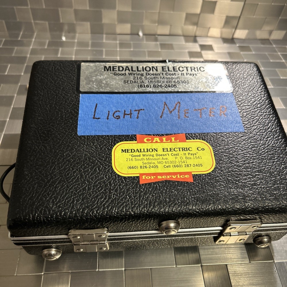 SIMPSON 408-2 Light Meter Incident & Reflective w/ Case