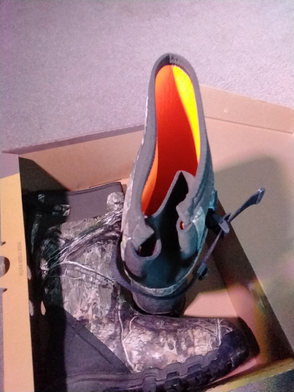 Lacrosse Alphaburly Pro 18” Boot Mens Sz 12 Mossy Oak Infinity 1000g Scent Free