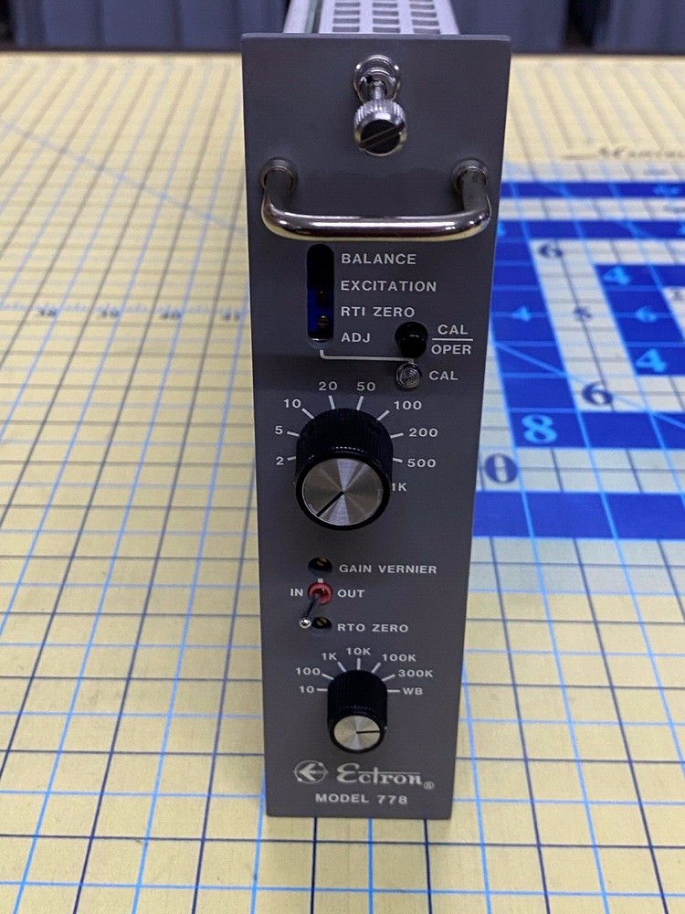 Ectron MODEL 778 WIDEBAND SIGNAL CONDITIONER AMPLIFIER