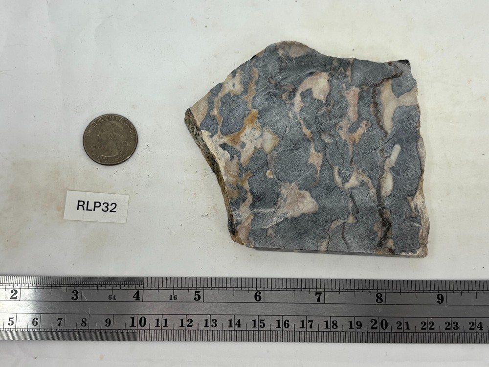 Large Roan Leopard Marble Rough Slab Cabbing Lapidary Combo Ship Avail