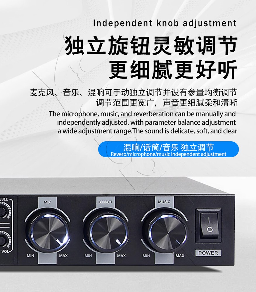 Professional Microphone Multifunctional Prea Digital Microphone KTV Karaoke