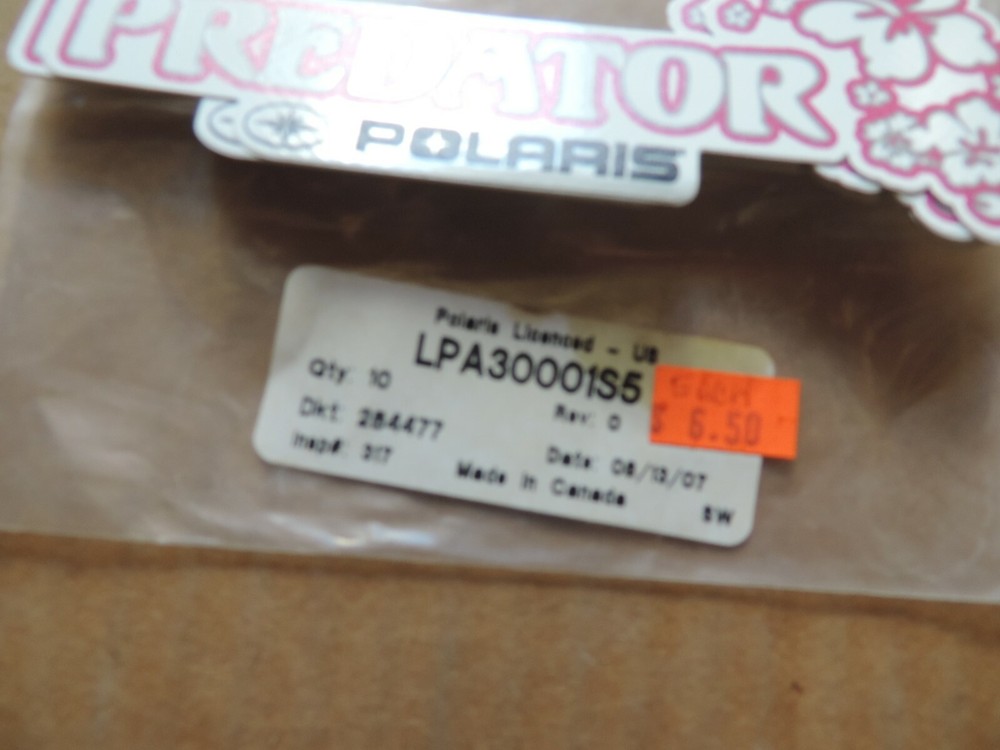 Pink Polaris Predator Sticker