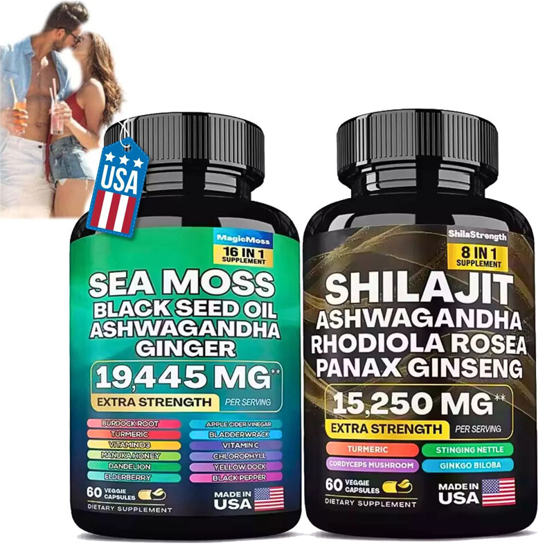 Dynamic Vitality Bundle - Sea Moss Multivitamin & Shilajit Power Combo