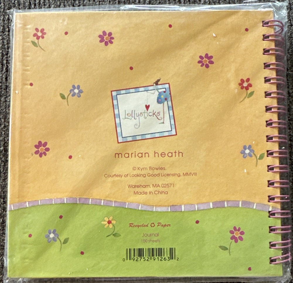 Lollysticks Marian Heath Journal Paper Notebook