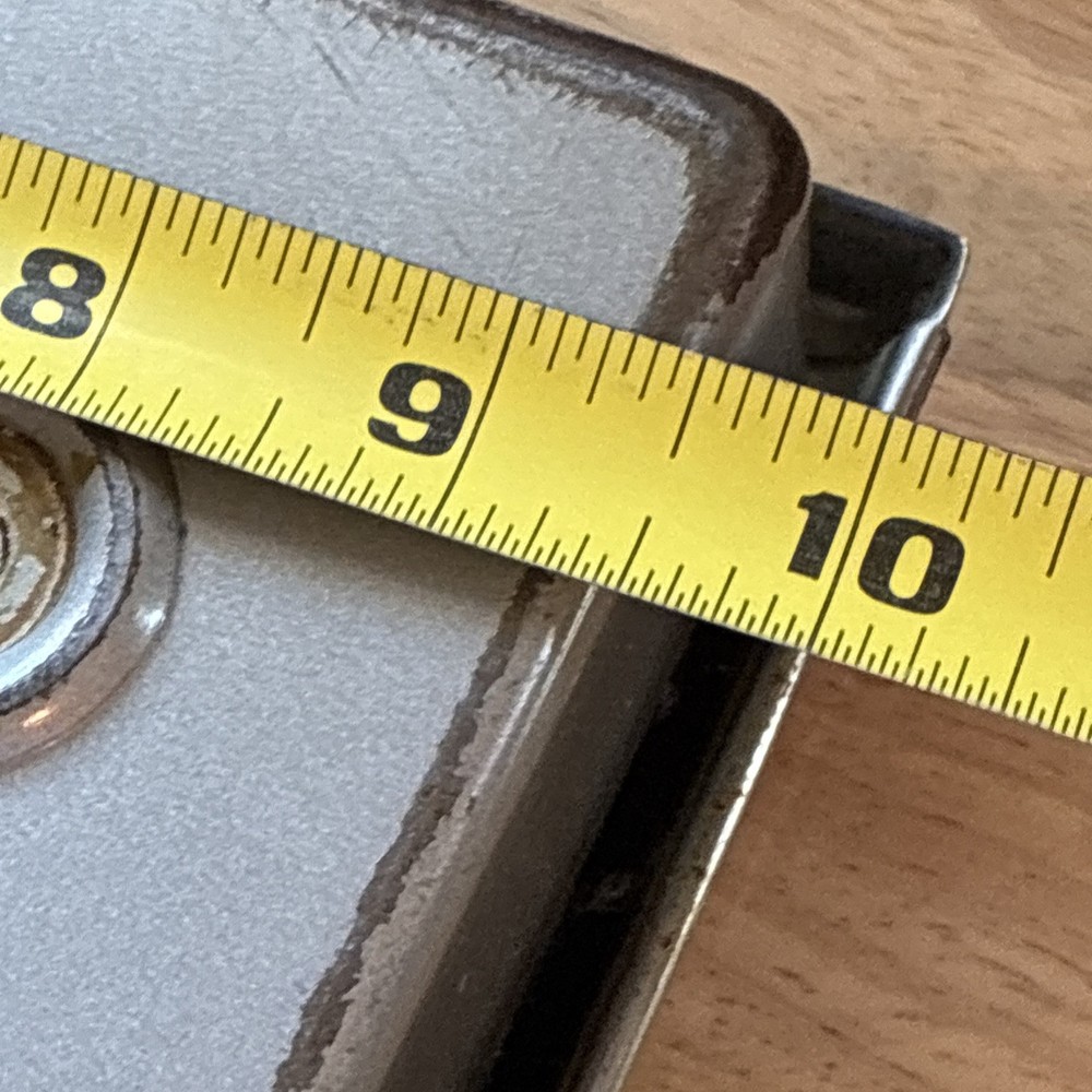 VINTAGE BORG BATHROOM SCALE BLACK ACCURATE READING