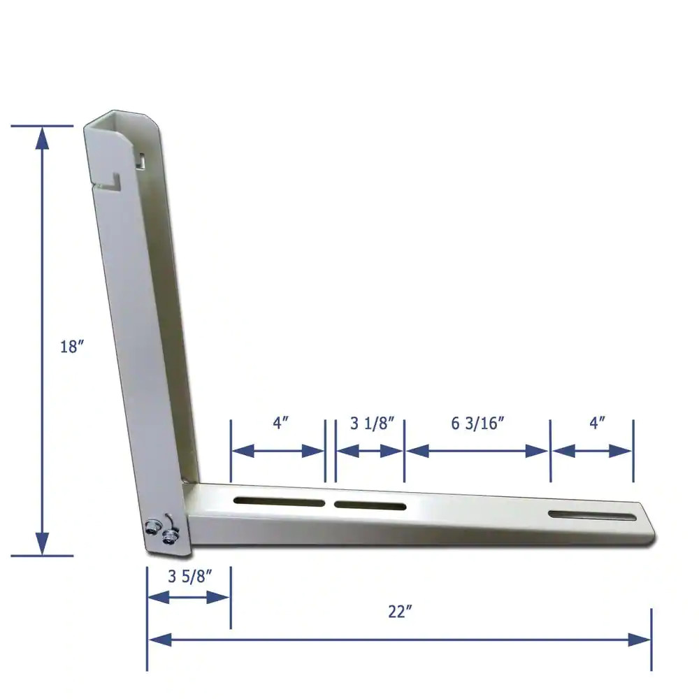 9000 - 36000 BTU Outdoor Wall Mounting Bracket for Ductless Mini Split Air Condi