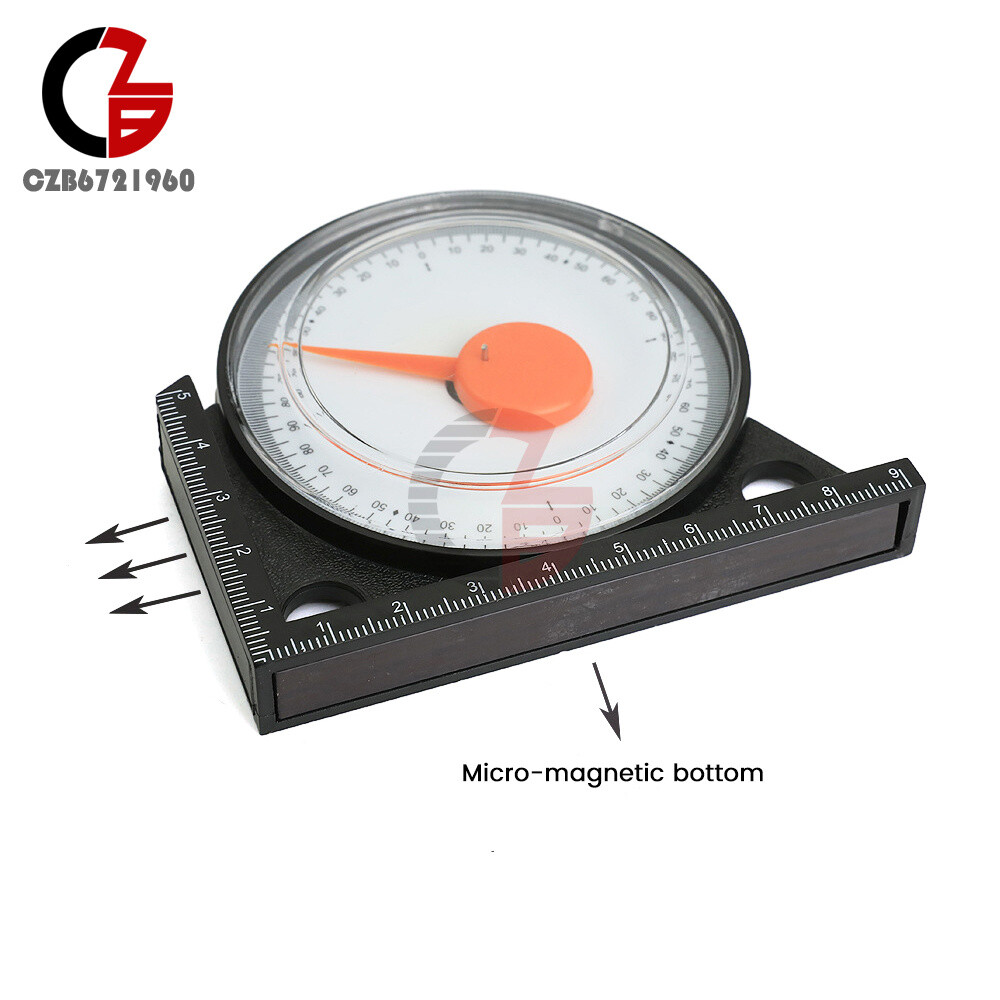 Measuring Inclinometer Level Box Gauge Angle Meter Finder Protractor with Scale