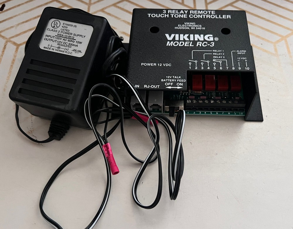 Viking RC-3 3 relay remote touch tone controller