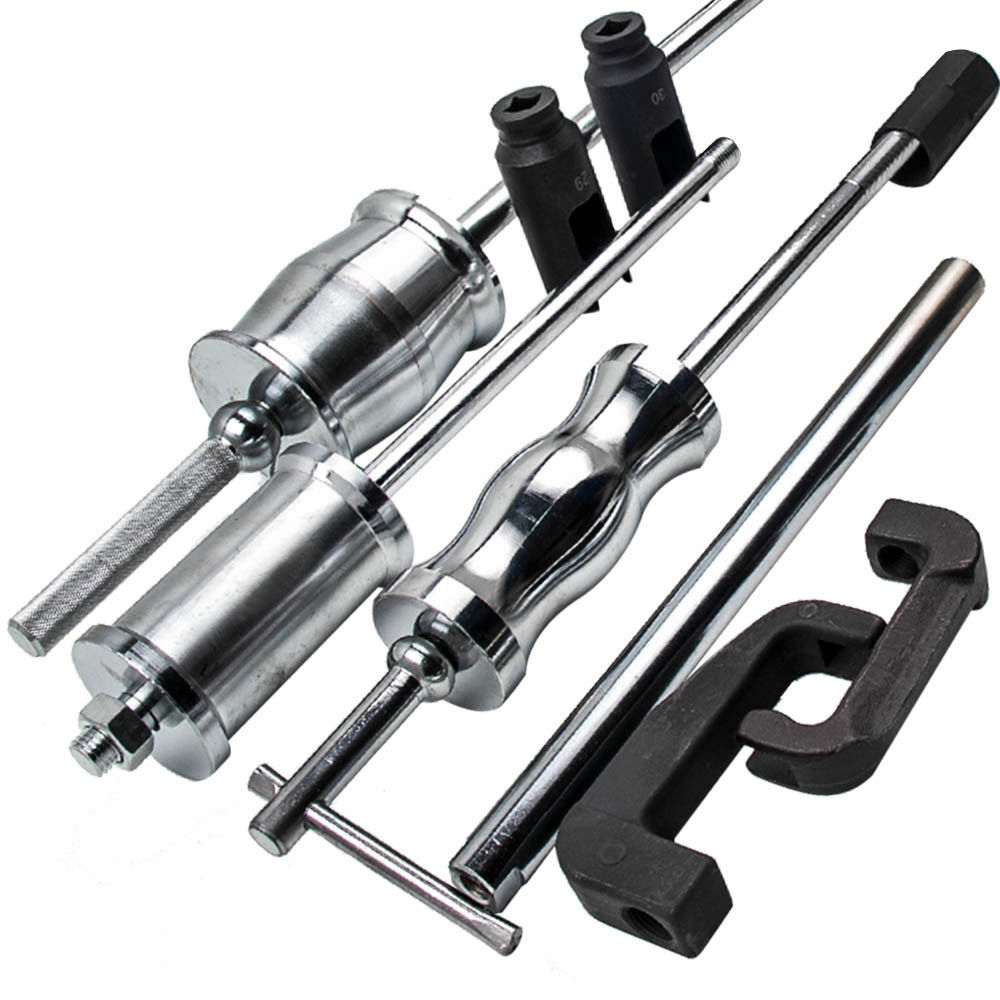 Complete Set Universal Diesel Injector Remover Slide Hammer Puller Extractor Kit