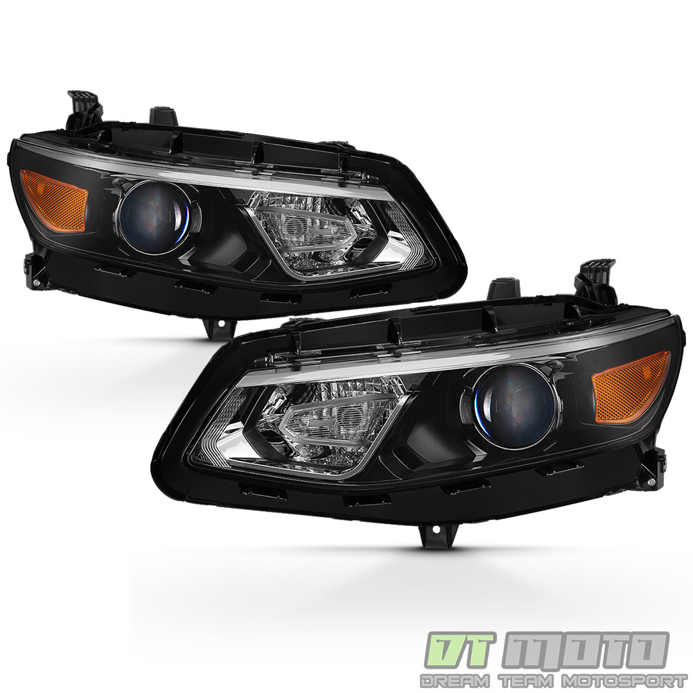 PAIR [Halogen Model] 2016 2017 2018 Chevy Malibu Projector Headlights Left+Right