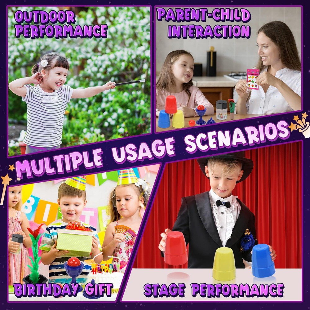 Magic Kit - Magic Tricks for Kids Magic Set with Step-By-Step Instructions