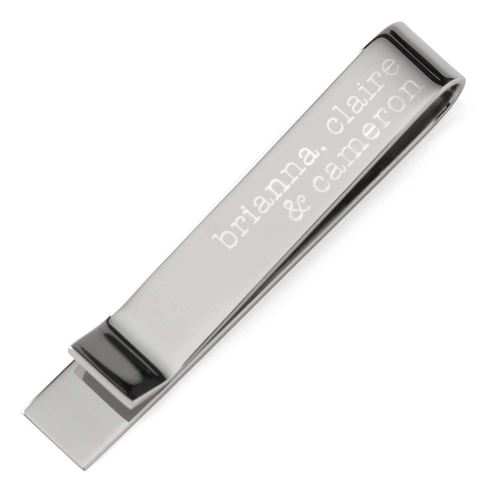 Best Dad Ever Engravable Tie Bar