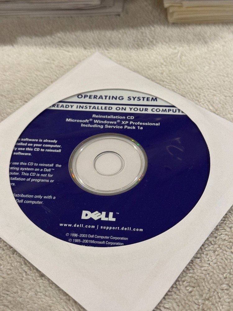 Dell Reinstallation CD Win XP Pro SP1a - CD ONLY IN GOOD CONDITION!!!