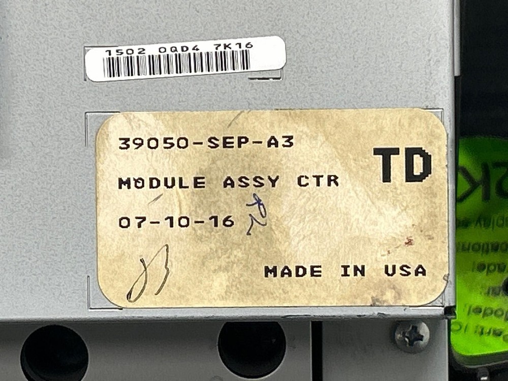 07-08 ACURA TL Info/Display Screen *MAY REQUIRE UNLOCK/REPROGRAMMING*