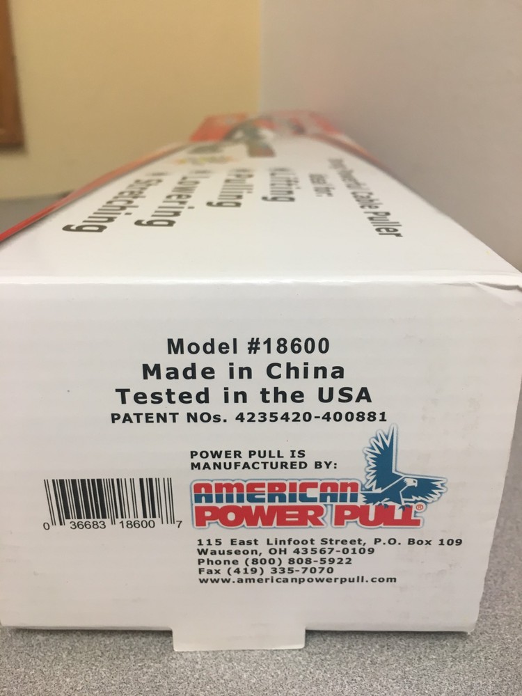 American Power Pull 2 Cable Power Puller 16 in. L