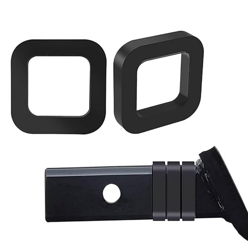 4pcs 2 inch Trailer Hitch Receiver Silencer Pad Black Hook Buffer Rubber Pad
