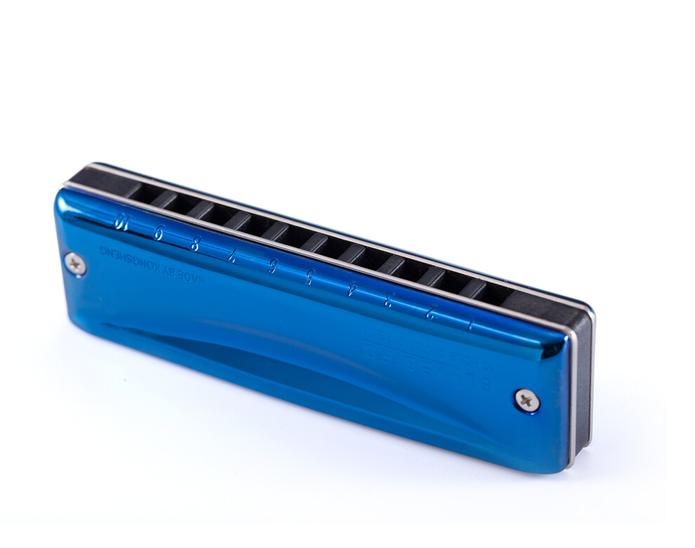 Kongsheng Bluebird High Quality 10 Hole Diatonic Harmonica multiple keys