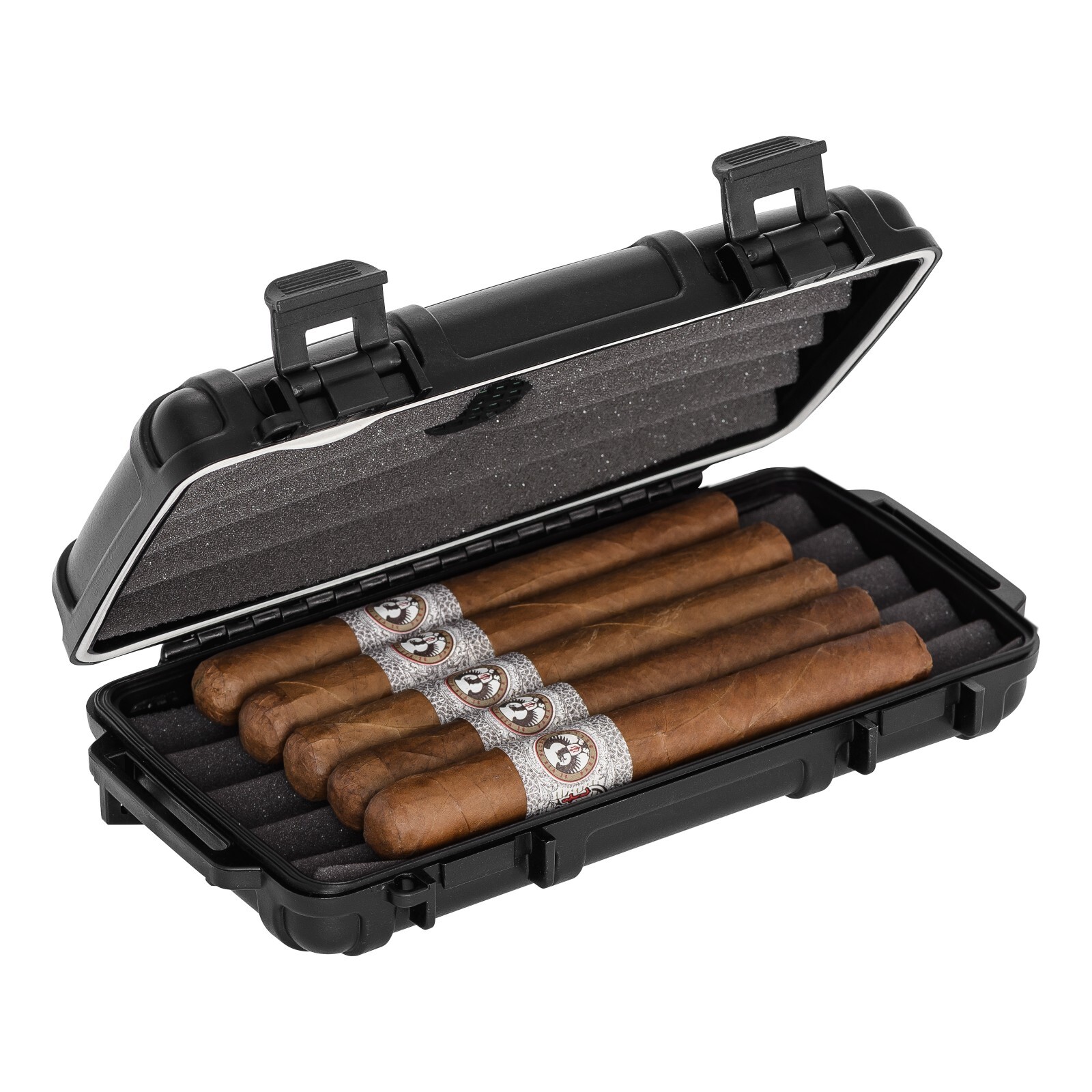 Cigar Caddy 3400 Waterproof Travel Cigar Humidor for 5 Cigars
