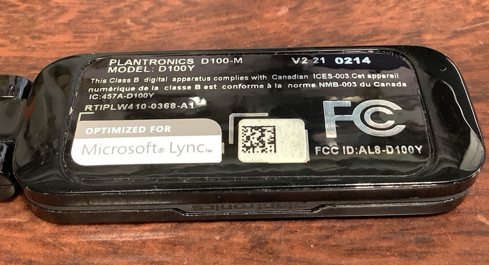 Plantronics USB Adapter D100Y D100-M ~ USB Adapter Replace D100 ~ FREE SHIP