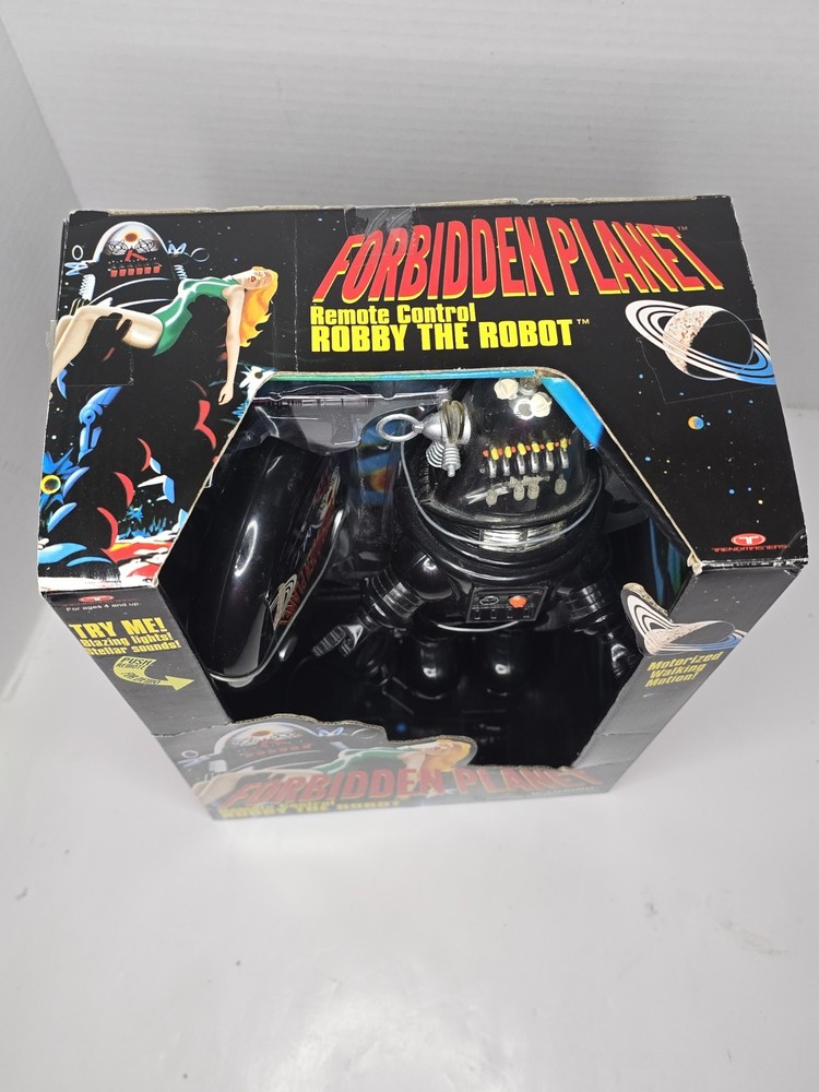 Trendmasters • Forbidden Planet • Robby The Robot • Wired Remote • Untested