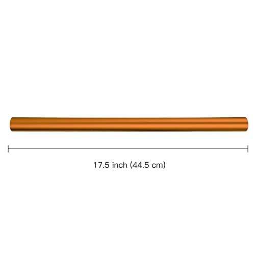 Orange Wrapping Paper - Solid Color Matte Metallic Gift Wrap Paper Rolls